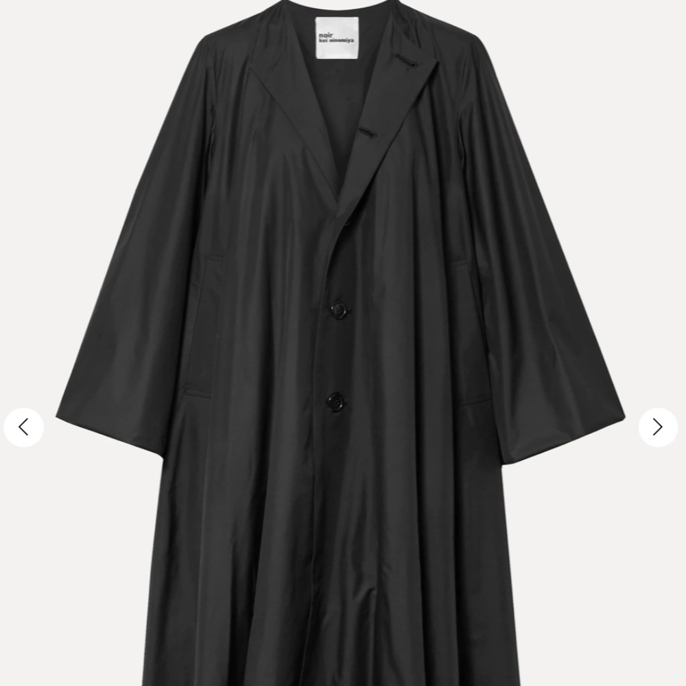 NOIR KEI NINOMIYA Oversized taffeta coat size M